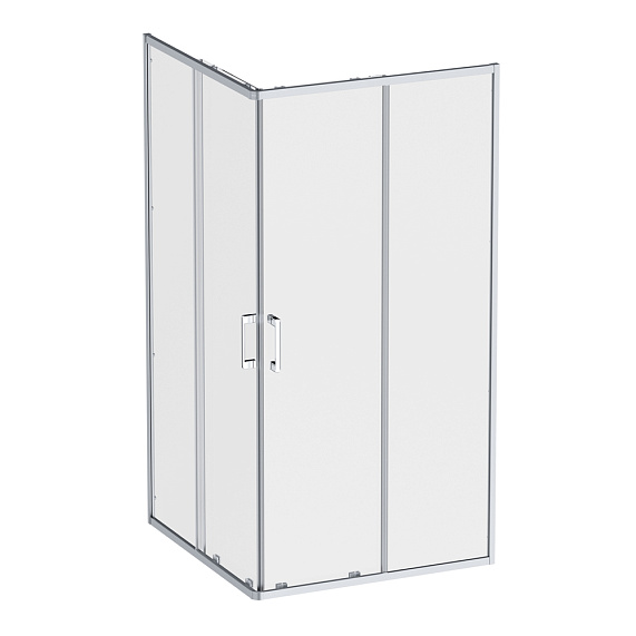 Душевое ограждение без поддона 100x100 AM.PM Above W9XG-403-100100-MT профиль серебристый-14