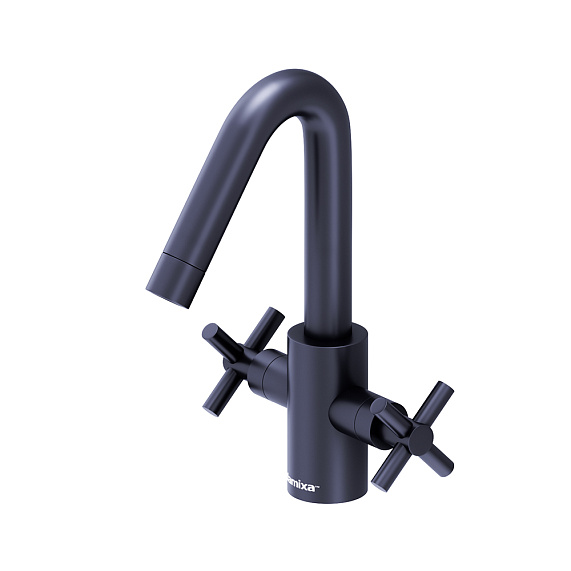 Смеситель для раковины (умывальника) Damixa Neo Classic 270210000 графит-2