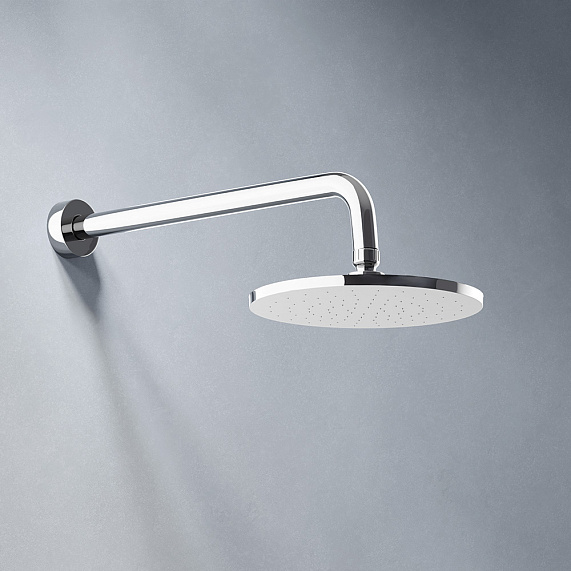 Встраиваемая душевая система Damixa Apollo 947540000 хром: тропический верхний душ, ручной душ, излив-4