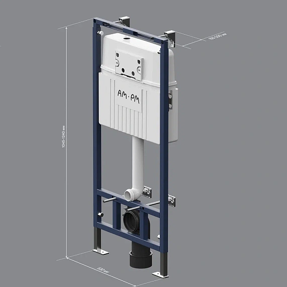 Инсталляция для подвесного унитаза AM.PM MasterFit I012710-6