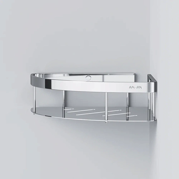 Полка в ванную угловая AM.PM Sense L A7454100 хром-3