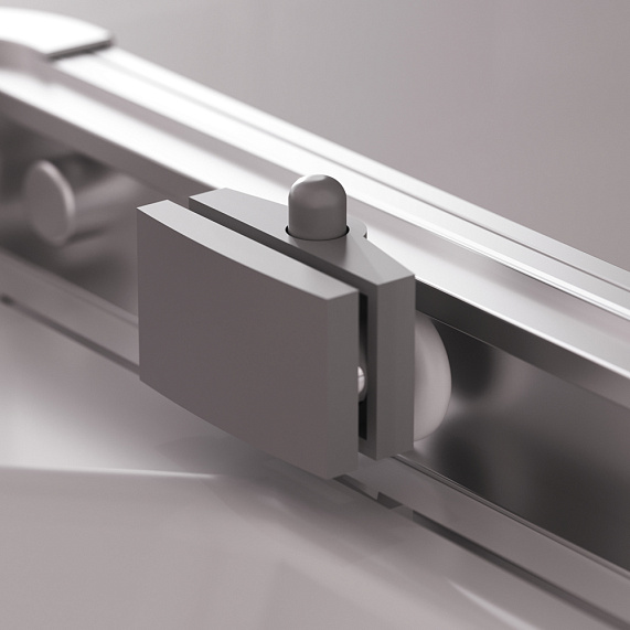 Душевое ограждение без поддона 90x90 AM.PM Above W9XG-403-9090-MT профиль серебристый-11