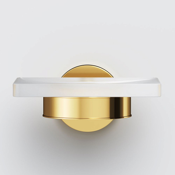 Мыльница стеклянная настенная AM.PM X-Joy A85A34299 золото-3