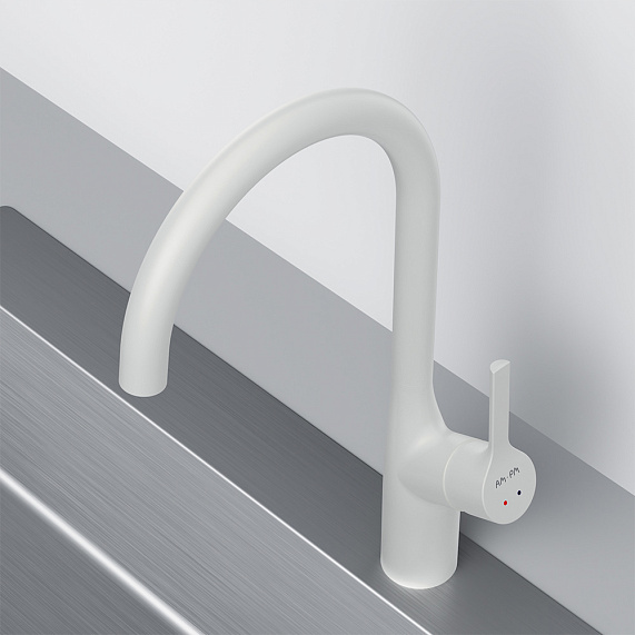 Смеситель для кухни AM.PM Spike F9S07033 высокий, белый-2