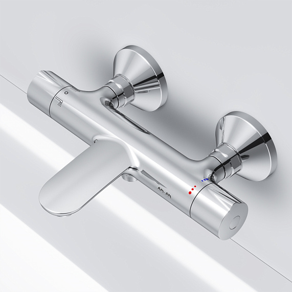 Смеситель для ванны и душа AM.PM Like F8050000 термостат, хром-2