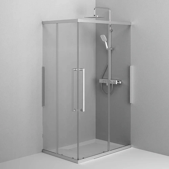 Душевое ограждение без поддона 80х120 AM.PM Func W84G-403-12080-MT профиль серебристый-3