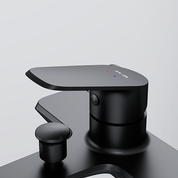 Смеситель для ванны и душа AM.PM Flash F9H10022 черный-7