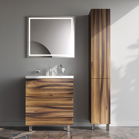 Тумба с раковиной 75 AM.PM Gem M90FSX0752HF напольная на ножках орех