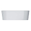 Ванна акриловая закругленная 170x75 AM.PM X-Joy W94A-170U75W-ARP белая глянцевая, комплект c каркасом, панелью