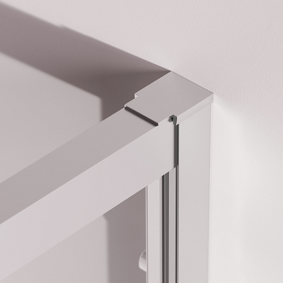 Душевое ограждение без поддона 100x100 AM.PM Above W9XG-403-100100-MT профиль серебристый-8