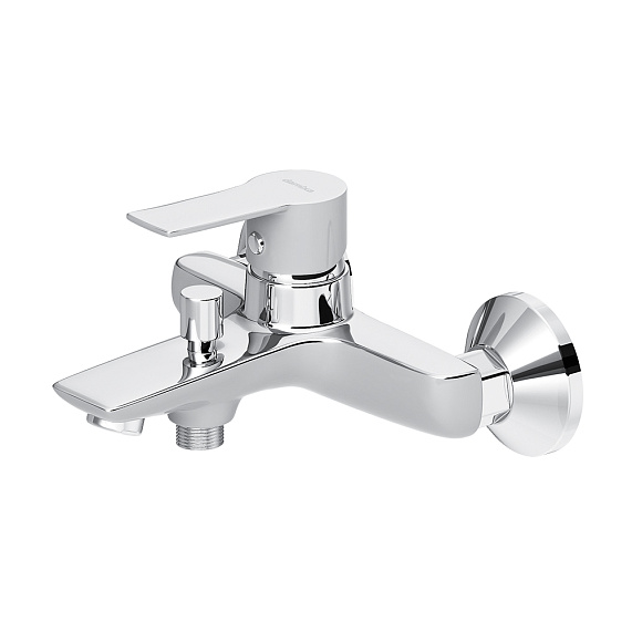 Смеситель для ванны и душа Damixa Origin Elegance 841000000 хром, белый-2