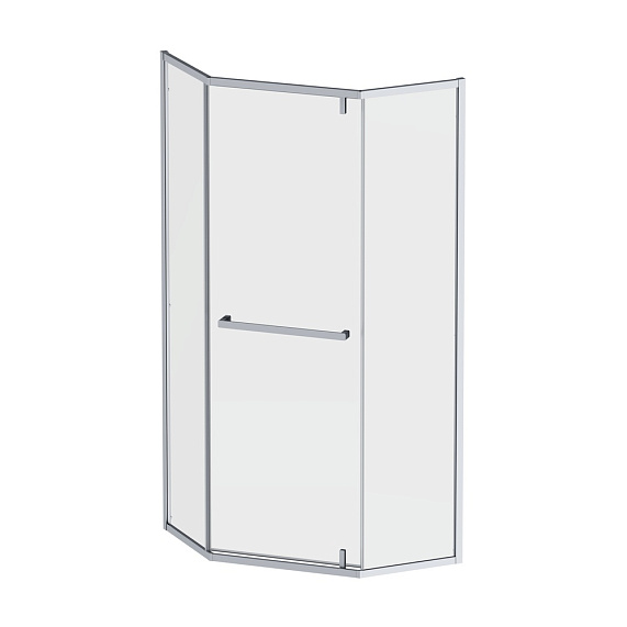 Душевое ограждение без поддона 90x90 AM.PM Gem W90G-405-9090-MT профиль серебристый-6