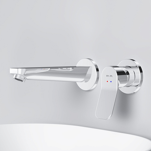 Смеситель для раковины (умывальника) AM.PM X-Joy F85A72600 хром встраиваемый-3