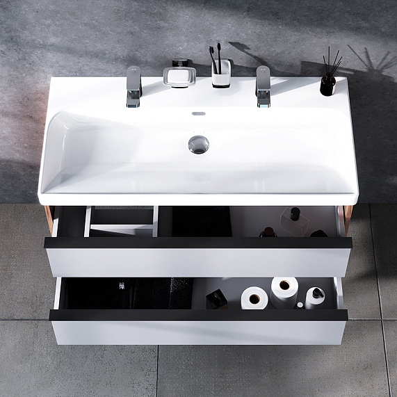 Тумба под раковину 105 AM.PM Stern M7LFHX1052GM под дерево-4