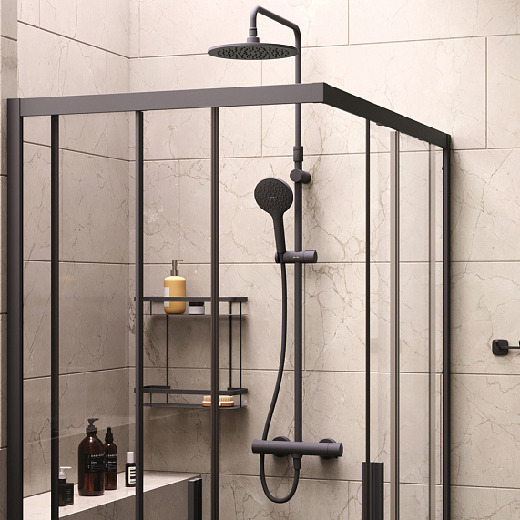 WK93ER Gem S Комплект ограждение 120*80, прямоугольный, черный-3