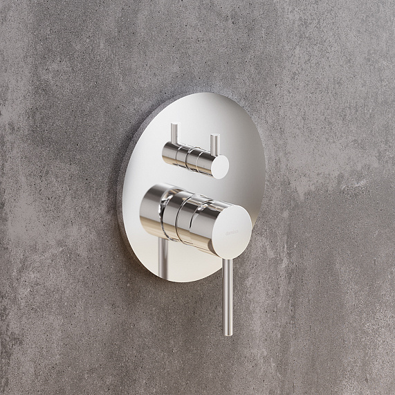 Смеситель для ванны и душа Damixa Scandinavian Pure 367100000 встраиваемый-2