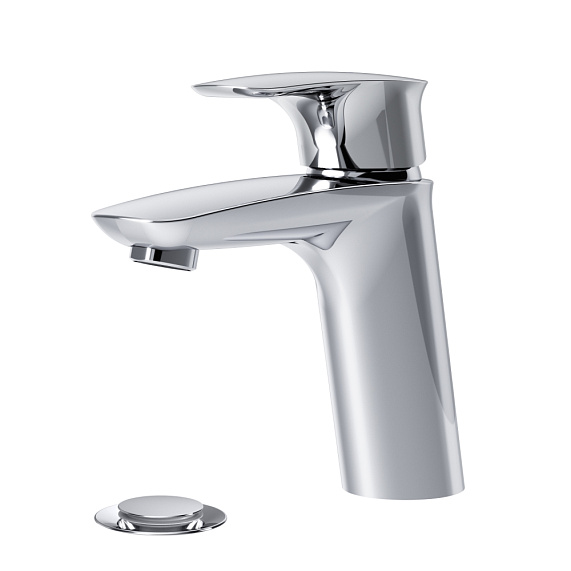 Смеситель для раковины (умывальника) AM.PM Spirit 2.1 F71A82100 с донным клапаном, хром-7