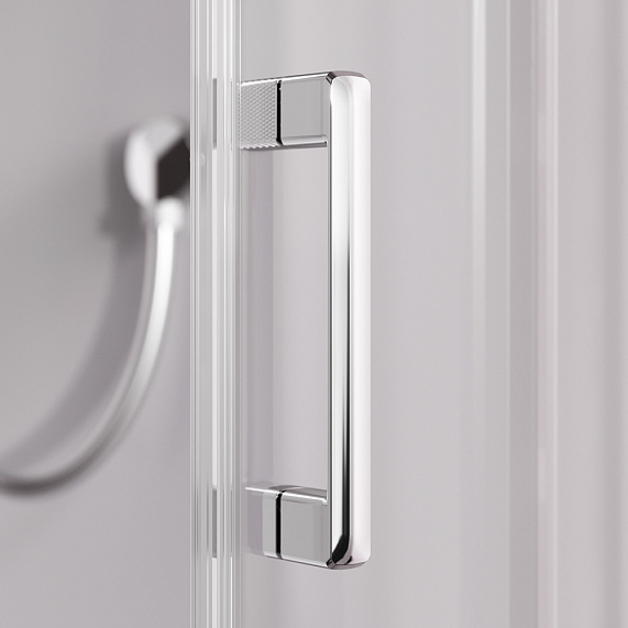 Душевая кабина 90x90 AM.PM Above W9XC-401A-9090MT профиль серебристый, высокий поддон-4