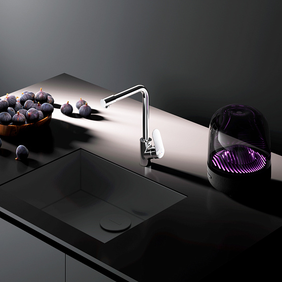 Смеситель для кухни AM.PM Like F8005700 высокий с каналом питьевой воды, хром-4