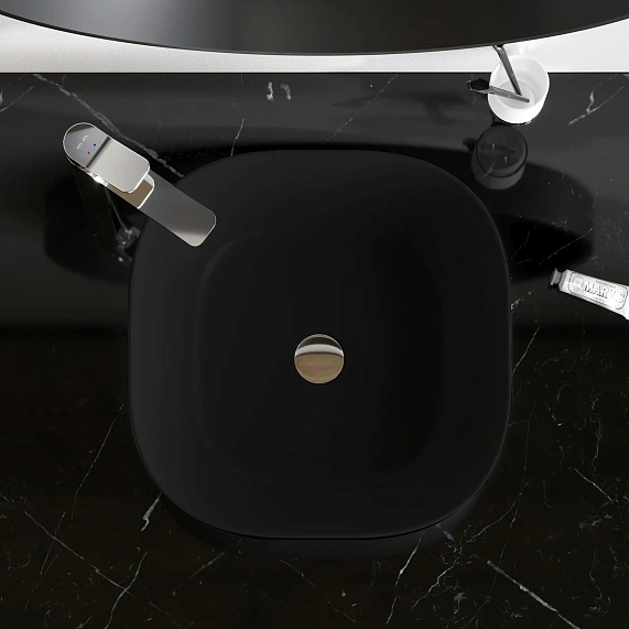 Раковина накладная 43 AM.PM Struktura M9SWCC30430BM черная матовая-2