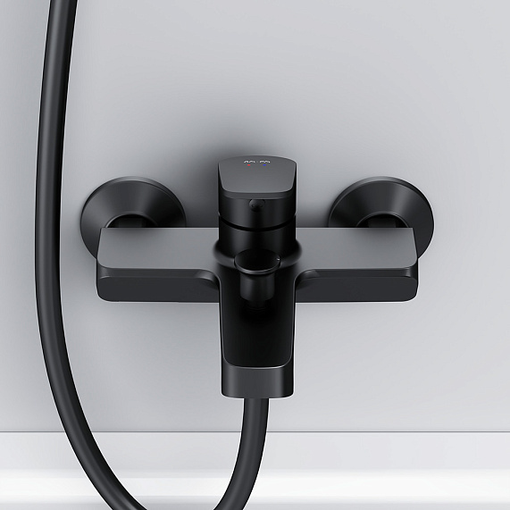 Смеситель для ванны и душа AM.PM Flash F9H10022 черный-8