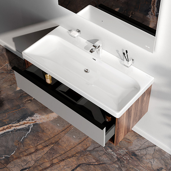 Тумба под раковину 105 AM.PM Stern M7LFHX1051GM под дерево-2