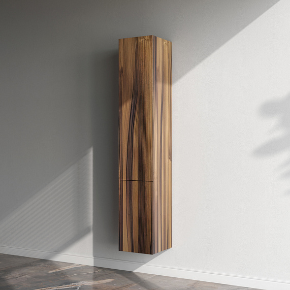 Шкаф-пенал для ванной 30 AM.PM Gem M90CHR0306HF навесной правый орех-2