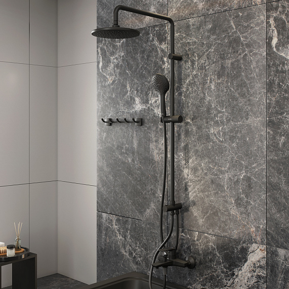 WK90GK Gem Комплект ванна 150*70, черный-5