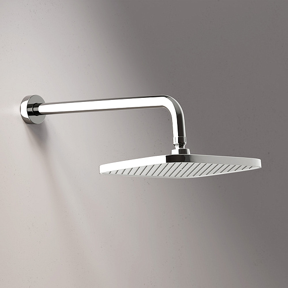 Встраиваемая душевая система Damixa Gala 953530000 хром: тропический верхний душ, ручной душ-2