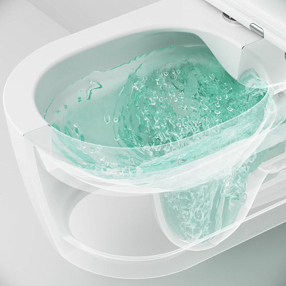 Унитаз подвесной AM.PM Func C8F1701MWSC безободковый с сиденьем микролифт, белый матовый-6