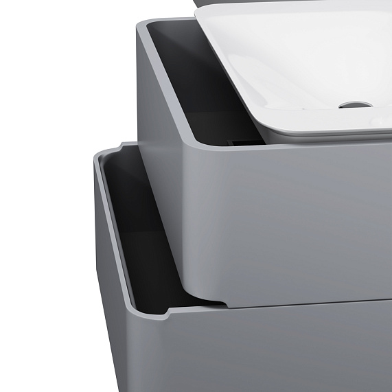 Тумба под раковину 80 AM.PM Sensation M30FHX0802FG серый шелк-5