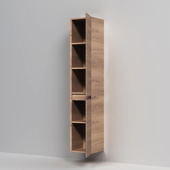 Шкаф-пенал для ванной 30 AM.PM Above M9XCHR0352OF навесной правый под дерево-5