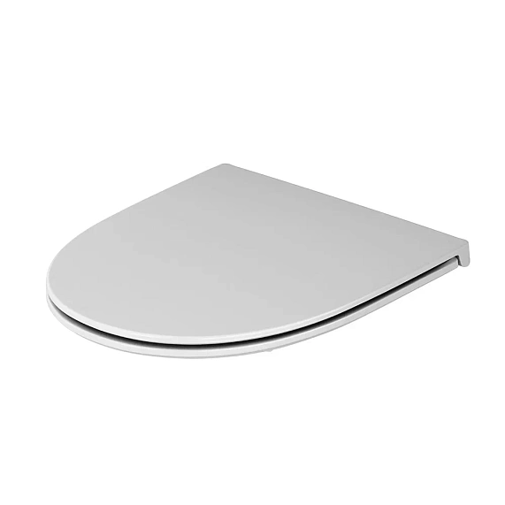 Сиденье (крышка) для унитаза AM.PM Awe C117853WH с микролифтом, дюропласт, белое-8