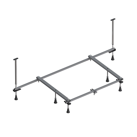 Ванна акриловая закругленная 170x75 AM.PM X-Joy W94A-170U75W-ARP белая глянцевая, комплект c каркасом, панелью-7