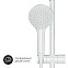Душевая система AM.PM X-Joy F43885A14 со смесителем