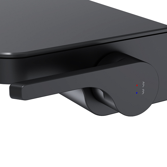 Смеситель для раковины (умывальника) AM.PM Func F8F72722 черный встраиваемый-4