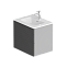 Тумба под раковину 60 AM.PM Struktura M9SFHX0602DGMHS подвесная, графит