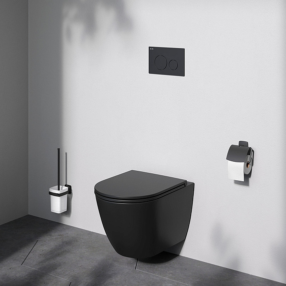 Унитаз подвесной с инсталляцией AM.PM Struktura IS70138.9S1700MB сиденьем микролифт-8