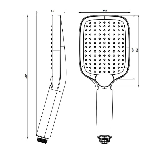 Лейка для душа AM.PM Func F028F000 хром-7