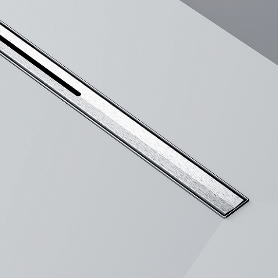 Душевой трап (лоток) 60 AM.PM MasterFlow Slim W01SC-S11-060-05SB комбинированный затвор со стальной матовой решеткой-9