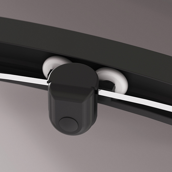 Душевая кабина 90x90 AM.PM Above W9XC-401-9090BT профиль черный матовый, низкий поддон-6