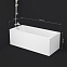 Ванна акриловая 170x75 AM.PM Gem W93A-170-075W-A белая глянцевая