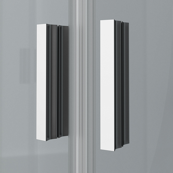 Душевая кабина 90x90 AM.PM Joy W85C-001-090GT профиль графит матовый, низкий поддон-3