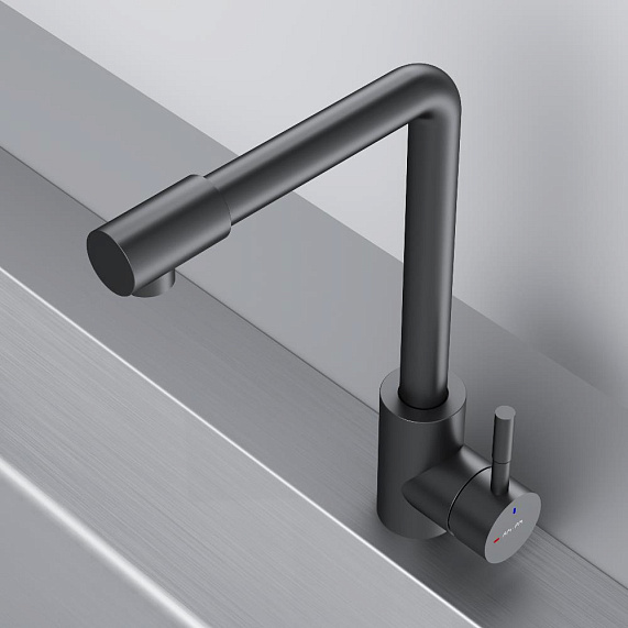 Смеситель для кухни AM.PM X-Joy S F85B05022 высокий, черный-7