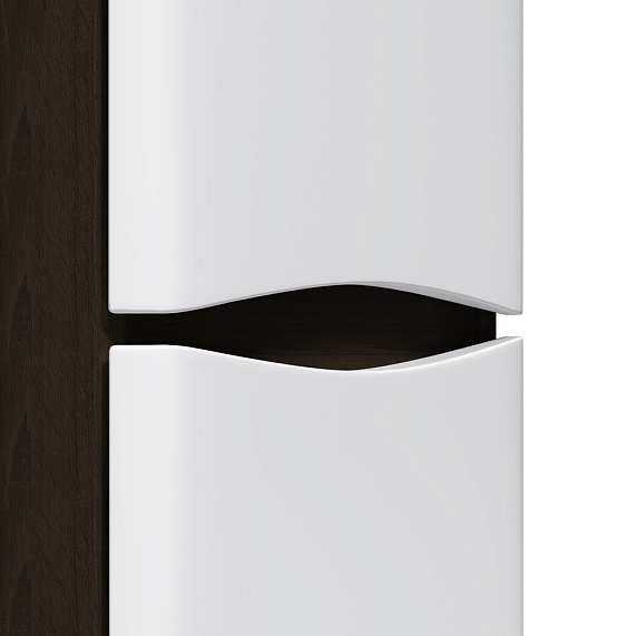 Шкаф-пенал для ванной AM.PM Like M80CSR0356VF напольный правый, венге/белый глянец-3