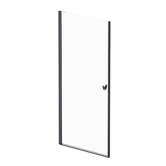 Душевая перегородка с дверью 90x190 AM.PM Sunny W87G-90-1P-BT прозрачное стекло, профиль черный матовый-5