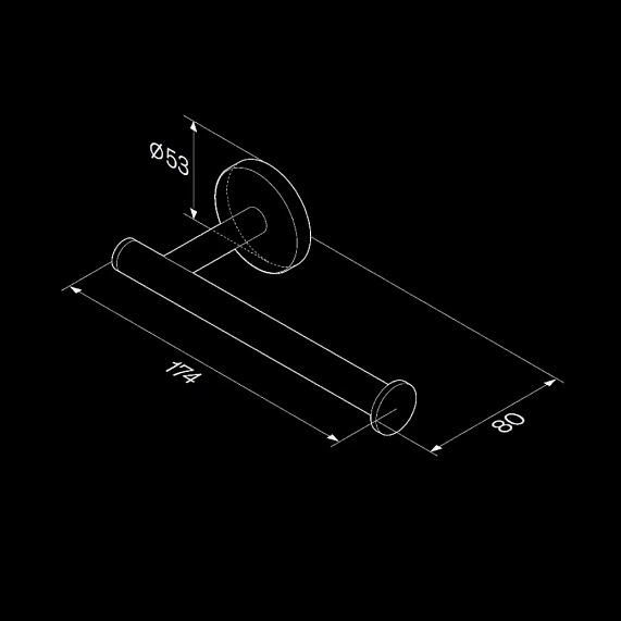 Набор аксессуаров AM.PM X-Joy хром (крючок, кольцо, держатель туалетной бумаги)-6