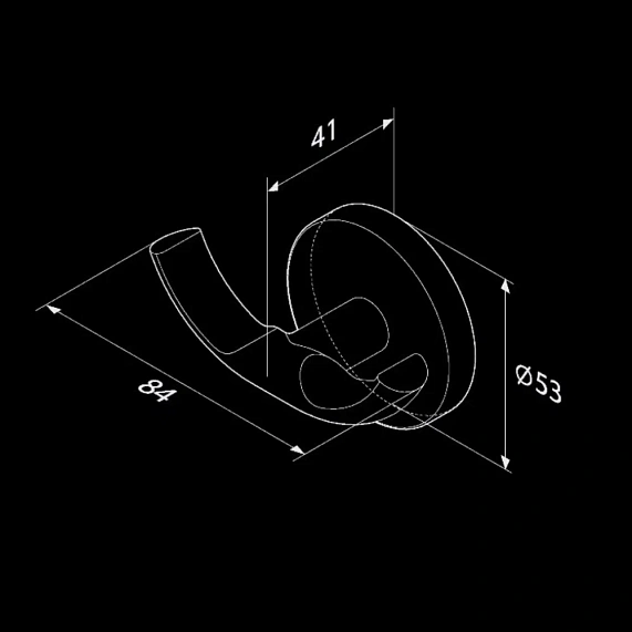 Набор аксессуаров AM.PM X-Joy хром (крючок, кольцо, держатель туалетной бумаги)-6