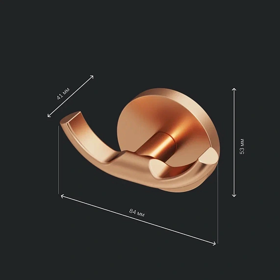 Набор аксессуаров AM.PM X-Joy розовое золото (диспенсер, крючок, стакан для зубных щеток)-3