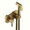 Гигиенический душ со смесителем Damixa Option 214000000 бронзовый встраиваемый, шланг 1500, держатель